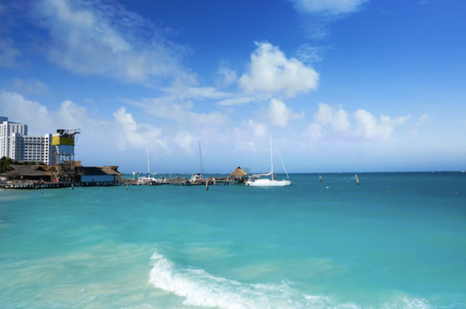 Playa Tortugas beach near Breathless Cancun Soul Resort Cancun