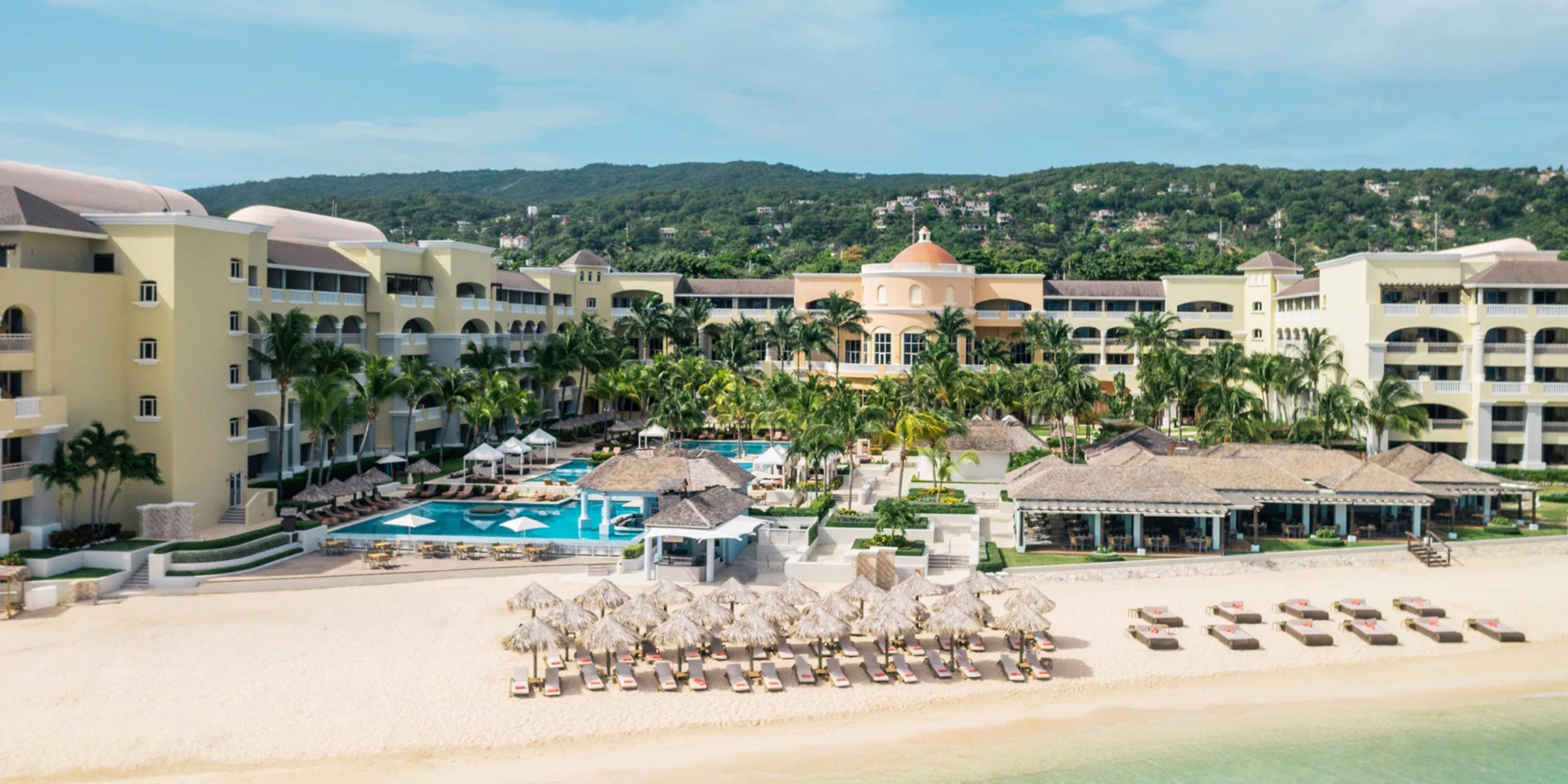 Iberostar Grand Rose Hall adults-only all-inclusive resort in Montego Bay Jamaica with beachfront pools and luxury suites.